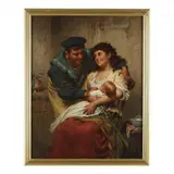 Sailor's Farewell by Edwin Roberts, Oil on canvas, sold Nov 2023