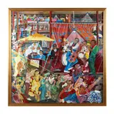 The Big Dance by Ruth Mae McCrane, Acrylic on board, sold Nov 2023