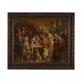 Homecoming, War of 1812 by J.E. Laughlin, Oil on canvas, sold Nov 2023