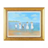 Low Tide by Susan O'Brien McLean, 1897, Oil on canvas, sold Nov 2023