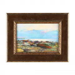 Lake Sevan by Marat Margarian, Oil on canvas, sold Nov 2023