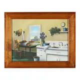 Kitchen Breeze by Eldrige Bagley, Oil on canvas, sold Nov 2023