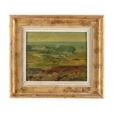 Rural Landscape by José Dierickx, Oil on artistboard, sold Nov 2023