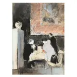 Amsterdam Museum by Warren Brandt, Watercolor, sold Nov 2023
