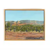 Sedona #1, Morning by Richard Lewis Crozier, Oil on masonite, sold Nov 2023
