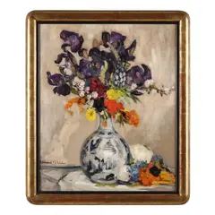 Printemps by Fernand Allard l'Olivier, Oil on canvas, sold Nov 2023