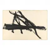 Untitled Abstract by Donald Kunz, Ink wash on paper, sold Nov 2023