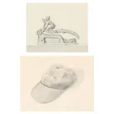 Two Drawings by Joe Seme, Graphite on paper, sold Nov 2023