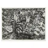 Poised by Kelly Adams, Lithograph on paper, sold Nov 2023