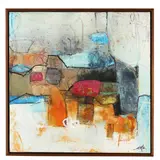 What We Cannot Grasp by Mark Bettis, Oil and cold wax on panel, sold Oct 2023