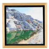 Roadside Pond by Joan Meade, Oil on canvas, sold Oct 2023
