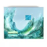 Untitled (Wave) by Bob Rankin, Acrylic on canvas, sold Oct 2023