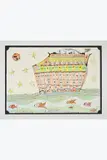 Bateau anglais rapide by André Robillard, Feutre et crayons de couleur sur papier, sold Feb 2025