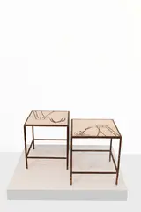 Plongeon by Louis Cane, 2011, bronze doré et mosaïque de marbre, sold Feb 2025