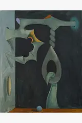 Le fou c'est l'autre, Paris by Iván Tovar, 1976, Huile sur toile, sold Mar 2025