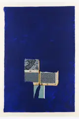 Shadow 52 by James Brown, 1990, Huile et collage sur papier Japon, sold Mar 2025