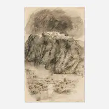The Storm by Pavel Tchelitchew, 1939, ink on paper, sold May 2026