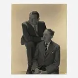 E.M. Foster and Bob Buckingham by George Platt Lynes, gelatin silver print, sold May 2026