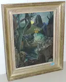 Froschkönig", 1947 by Fritz Boscovits, oil on board, offered Sep 2016