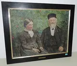 Die Grosseltern Staib", 1899 by Victor Tobler, oil on canvas, sold Sep 2016