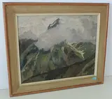 Motiv vom Klausenpass", 1909 by Hans Beat Wieland, oil on panel, offered Sep 2016