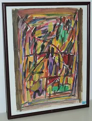 Komposition by Walter Arnold Steffen, watercolor, offered Sep 2016