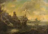 Hafenszene by Holland, 17.Jh., oil on canvas, sold Jun 2016