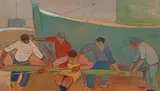 Ok! Hisse! by Alphonse Lanoë, gouache, offered Jun 2016