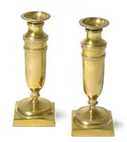 Frankreich, Anfang 19.Jh by 1 Paar Kerzenstöcke, bronze, sold Jun 2016