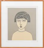 Girl's Head by David Hamilton, 1981, Lithograph in Colors on Paper, sold Apr 2025