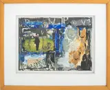 Hui and the Teapot Mysteries by Eva Bouzard-Hui, Mixed Media Collage on Board, sold Apr 2025