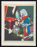 Untitled Abstract Composition by Charles Vannata, 1997, Acrylic on Paper, sold Apr 2025