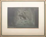 Das Paar in der Daemmerung" [The Couple in the Twilight] by Paul Klee, Serigraph on Paper, sold Apr 2025