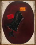 Tzakpar by Arie Aroch, 1962, Oil on Canvas, sold Apr 2025
