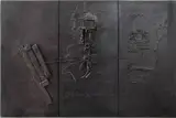 Untitled (Triptych) by Yigal Tumarkin, Mixed Media Assemblage, sold Apr 2025