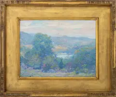 Eventide by Robert Vonnoh, circa 1915, Oil on Canvas, sold Apr 2025