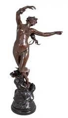 Untitled by Felix Maurice Carpentier, 1893, Bronze Sculpture, sold Apr 2025