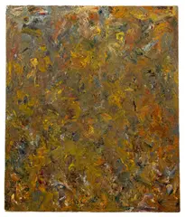 Abstract Composition by Andy Miller, Oil on Canvas, sold Apr 2025