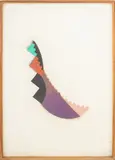 Failing Stares by Johnnie Winona Ross, Mixed Media Collage on Paper, sold Apr 2025