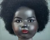 Portrait of a Doll Head by Corinna Holthusen, 2001, Chromogenic Print in Colors on Aluminum, sold Apr 2025