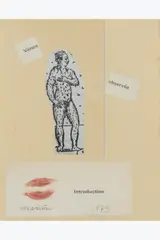 Vénus observée by Marcel Mariën, 1973, Collage et rouge à lèvre, sold Jun 2025