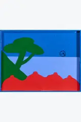 Seins en méditerranée by Claude Gilli, Acrylique sur bois et carton, sold Apr 2025