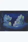 Köpfe Schlafendes Pärchen by Eugène Gabritschevsky, 1954, Gouache sur papier, sold Sep 2025