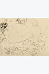 Sans titre by Eugène Gabritschevsky, Fusain sur papier, sold Sep 2025