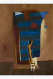 Beauty Prize by Roland Penrose, 1932, Huile et collage sur toile, sold Oct 2025
