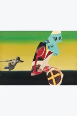 Tout compris by Peter Klasen, 1964, Huile sur toile, sold Oct 2025