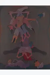 AS. L: Le Corbeau by Jorge Camacho, 1972, Huile sur toile, sold Oct 2025