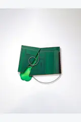 Le vert assassin, soirée cinématographique by Jacques Monory, 1966, Huile sur toile marouflée sur panneau de bois, bois peint et tuyau de douche, sold Dec 2025