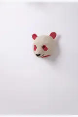 Panda by David Mach, 2004, Assemblage d'allumettes de couleur, sold Dec 2025