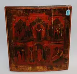 Russisch, um 1850 by Gottesmutter Pokrov, tempera, offered Jun 2016